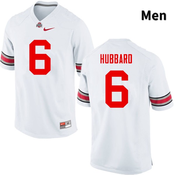 Ohio State Buckeyes Sam Hubbard Men's #6 White Game Stitched College Football Jersey